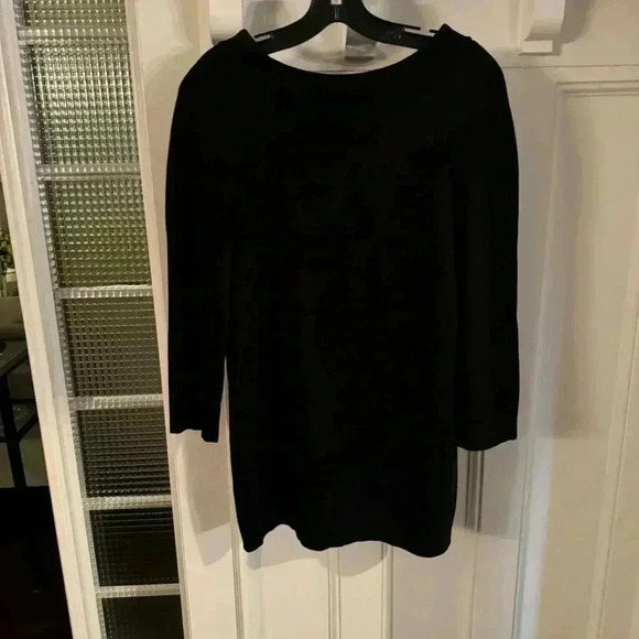 Alberta Ferretti Black Sweater 100% Wool V-back Made In Italy US 6 - Picture 2 of 12